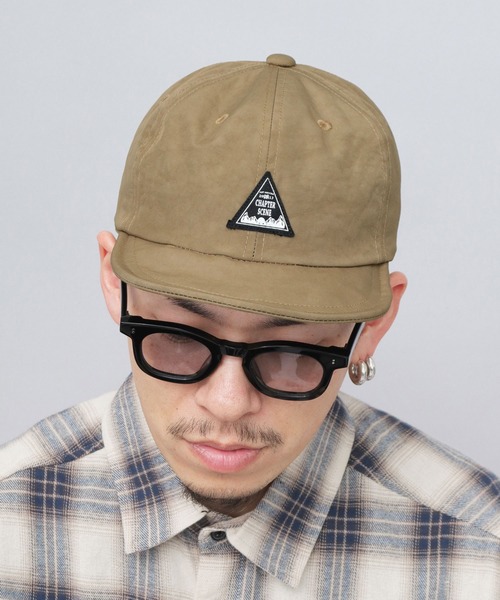 A.M.S.（エーエムエス）の「撥水 ムラ染風 ワッシャーナイロン アンパイアキャップ（キャップ・メンズ・ブラック/ネイビー/ベージュ・FREE）」の2枚目の写真