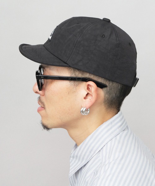 A.M.S.（エーエムエス）の「撥水 ムラ染風 ワッシャーナイロン アンパイアキャップ（キャップ・メンズ・ブラック/ネイビー/ベージュ・FREE）」の8枚目の写真