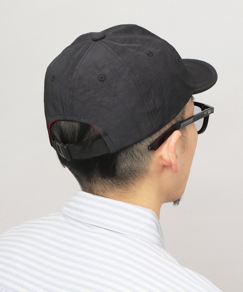 A.M.S.（エーエムエス）の「撥水 ムラ染風 ワッシャーナイロン アンパイアキャップ（キャップ・メンズ・ブラック/ネイビー/ベージュ・FREE）」の9枚目の写真