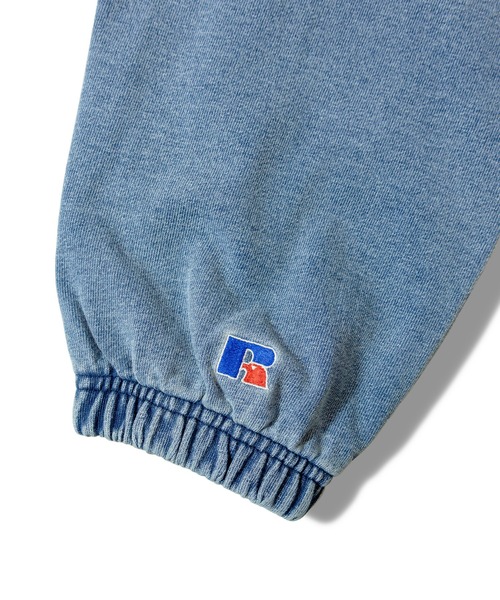 Russell Athletic（ラッセルアスレティック）の「RUSSELL DENIM SWEAT ZIP-UP HOODIE（パーカー・メンズ・ブルー/ブラック・M/L/XL）」の11枚目の写真