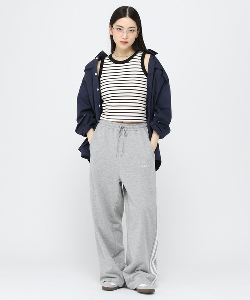 3.3 Field Trip （3.3フィールドトリップ）の「3.3 Field Trip／ボーダーBRA TOP（タンクトップ・レディース・ブラック/アイボリー・FREE）」の10枚目の写真