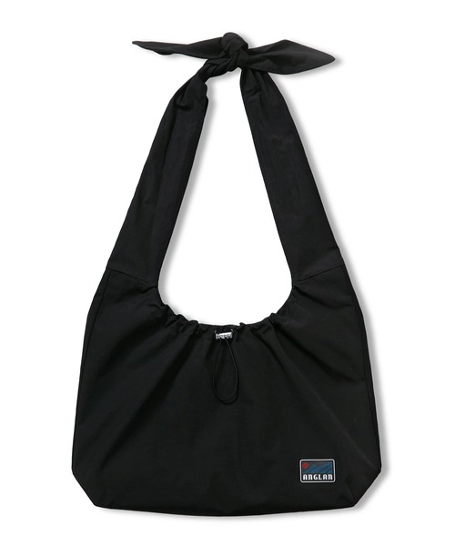 ANGLAN（アングラン）の「ANG-Bundle String Hobo Bag（ショルダーバッグ・メンズ・ブラック・FREE）」の7枚目の写真
