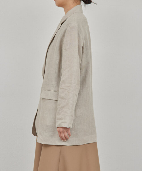 ✨美品✨ガリャルダガランテ　リネンライトジャケット　テーラード　1B　ベージュ GALLARDAGALANTE（ガリャルダガランテ）の「リネンライト