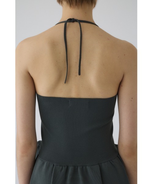 RIM.ARK（リムアーク）の「Cocoon knit dress コクーンニットドレス（ワンピース・レディース・グリーン/グレー/ブラック・36/38）」の15枚目の写真