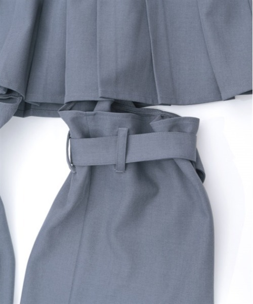 axes femme POETIQUE（アクシーズファムポエティック）の「レッグカバー付スカパン（その他パンツ・レディース・ブラック/グレー・MEDIUM）」の18枚目の写真