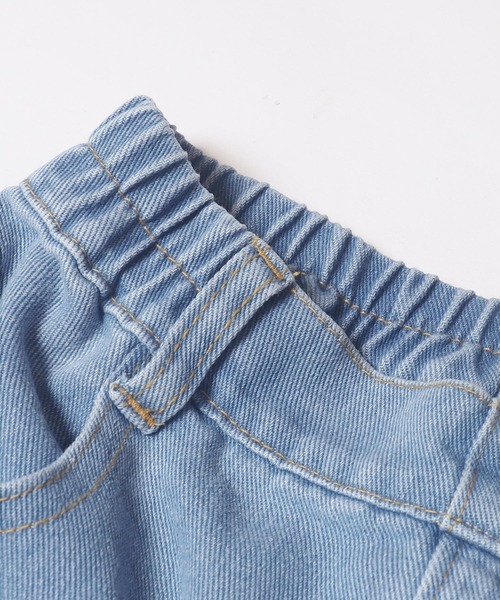 coca（coca）（コカ）の「【WEB限定セール】キッズ フリンジデニムショートパンツ（デニムパンツ・キッズ・ライトブルー/ブルー・120/130/140/150）」の15枚目の写真