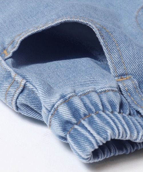 coca（coca）（コカ）の「【WEB限定セール】キッズ フリンジデニムショートパンツ（デニムパンツ・キッズ・ライトブルー/ブルー・120/130/140/150）」の14枚目の写真