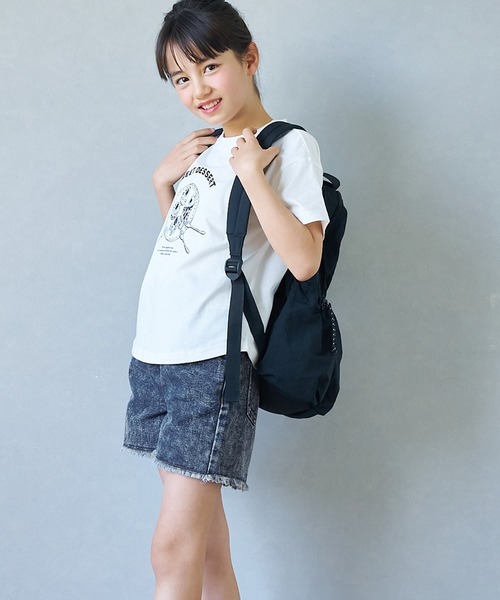 coca（coca）（コカ）の「【WEB限定セール】キッズ フリンジデニムショートパンツ（デニムパンツ・キッズ・ライトブルー/ブルー・120/130/140/150）」の16枚目の写真