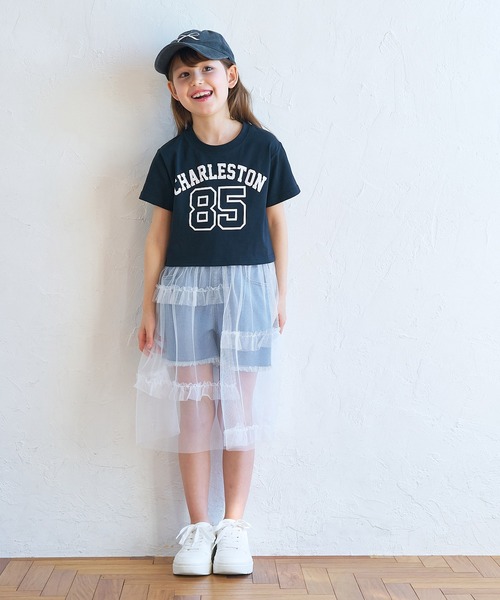 coca（coca）（コカ）の「【WEB限定セール】キッズ フリンジデニムショートパンツ（デニムパンツ・キッズ・ライトブルー/ブルー・120/130/140/150）」の5枚目の写真