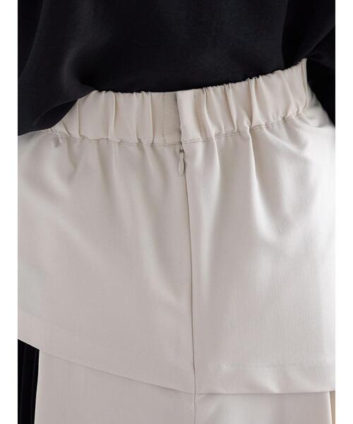 Te chichi(テチチ)の「アシンメトリープリーツコンビスカート(スカート・レディース・オフホワイト/グレー・F)」の11枚目の写真