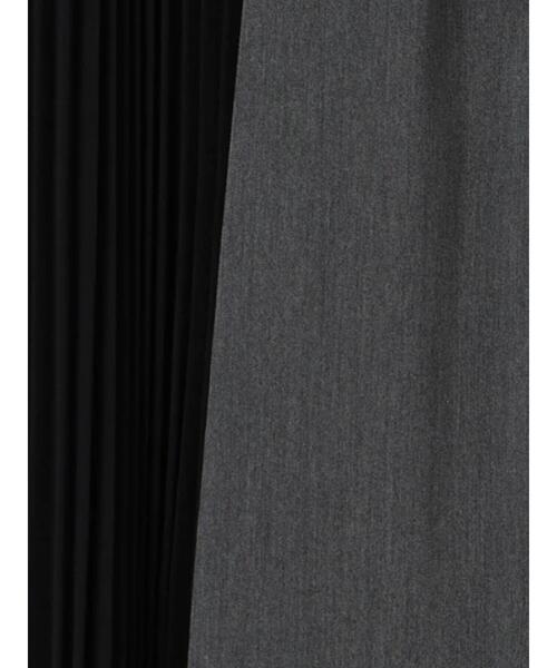 Te chichi(テチチ)の「アシンメトリープリーツコンビスカート(スカート・レディース・オフホワイト/グレー・F)」の3枚目の写真