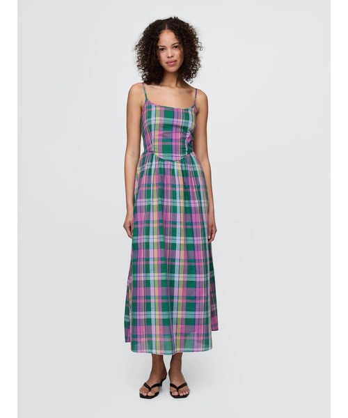 DROPPED-WAIST MAXI DRESS ドロップウエストマキシワンピース