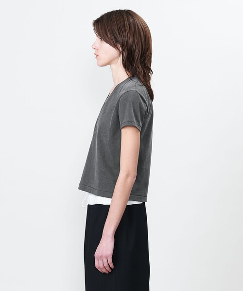 tシャツ 「ASTRAET」コットンテンジク ディープVネックTシャツ レディース 5400025S0424_m1_a007.jpg