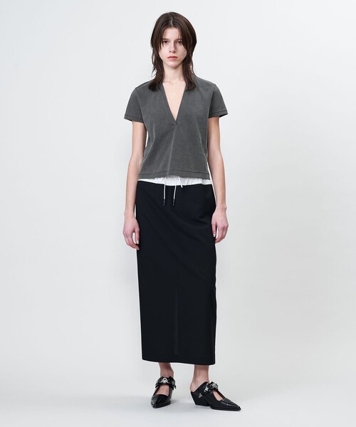 tシャツ 「ASTRAET」テンジク アシンメトリー カットソー レディース ASTRAET tシャツ 「ASTRAET」テンジク アシンメトリー