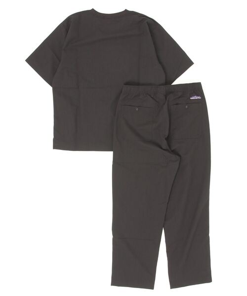 THOUSAND MILE（サウザンドマイル）の「THOUSAND MILE/サウザンドマイル　 Tシャツ＆ロングパンツ セットアップ+バッグ（3点セット）SHORT SLEEVE T-SHIRT & LONG PANTS SET　High Air Permeability（セットアップ・メンズ・ブラック/ベージュ・M/S/L）」の3枚目の写真