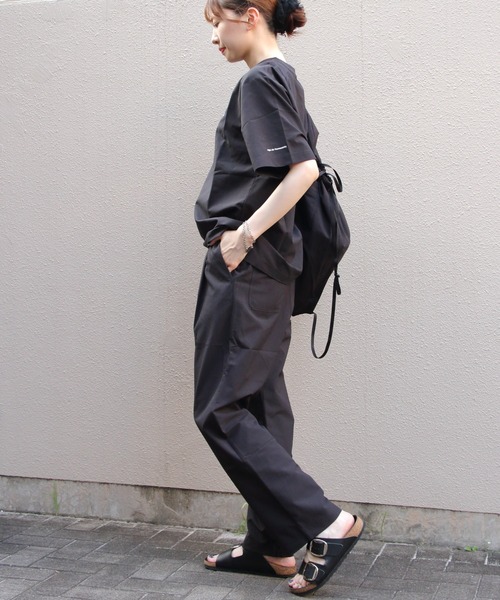 THOUSAND MILE（サウザンドマイル）の「THOUSAND MILE/サウザンドマイル　 Tシャツ＆ロングパンツ セットアップ+バッグ（3点セット）SHORT SLEEVE T-SHIRT & LONG PANTS SET　High Air Permeability（セットアップ・メンズ・ブラック/ベージュ・M/S/L）」の13枚目の写真