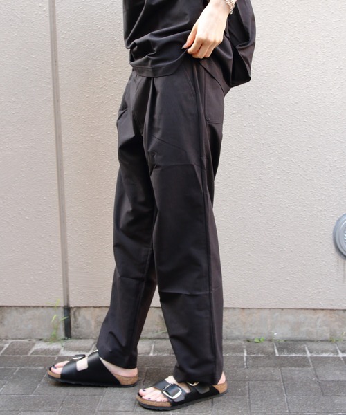 THOUSAND MILE（サウザンドマイル）の「THOUSAND MILE/サウザンドマイル　 Tシャツ＆ロングパンツ セットアップ+バッグ（3点セット）SHORT SLEEVE T-SHIRT & LONG PANTS SET　High Air Permeability（セットアップ・メンズ・ブラック/ベージュ・M/S/L）」の16枚目の写真