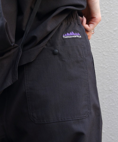 THOUSAND MILE（サウザンドマイル）の「THOUSAND MILE/サウザンドマイル　 Tシャツ＆ロングパンツ セットアップ+バッグ（3点セット）SHORT SLEEVE T-SHIRT & LONG PANTS SET　High Air Permeability（セットアップ・メンズ・ブラック/ベージュ・M/S/L）」の11枚目の写真
