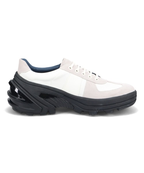 whoop-de-doo(フープディドゥ)の「VIBRAMソール ハイテク ジャーマントレーナー whoop-de-doo/フープディドゥ(スニーカー・メンズ・ホワイト/ダークベージュ/ブラック・40/41/42/43/44)」の7枚目の写真