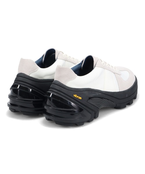 whoop-de-doo(フープディドゥ)の「VIBRAMソール ハイテク ジャーマントレーナー whoop-de-doo/フープディドゥ(スニーカー・メンズ・ホワイト/ダークベージュ/ブラック・40/41/42/43/44)」の8枚目の写真