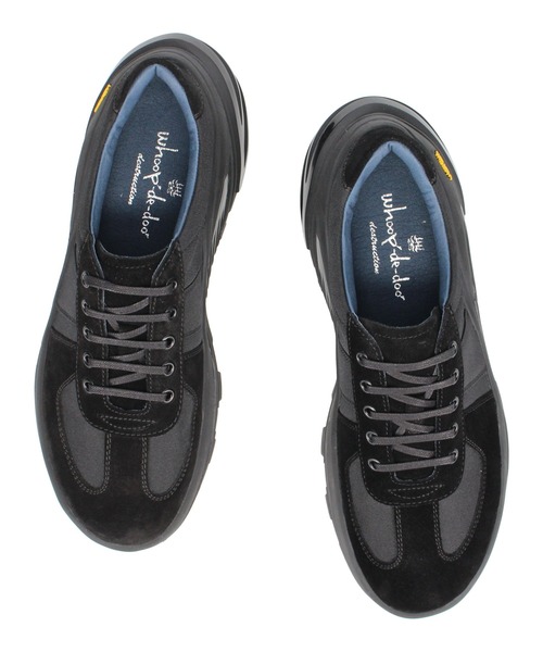 whoop-de-doo(フープディドゥ)の「VIBRAMソール ハイテク ジャーマントレーナー whoop-de-doo/フープディドゥ(スニーカー・メンズ・ホワイト/ダークベージュ/ブラック・40/41/42/43/44)」の10枚目の写真