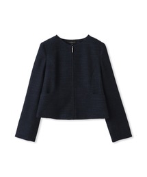 LAUTREAMONT ロートレアモン ノーカラーショートブルゾン ジャケット LAUTREAMONT ロートレアモン ノーカラーショートブルゾン ジャケット