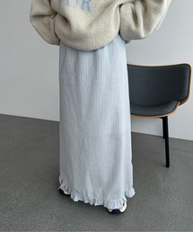 PILIT | サッカー裾フリルスカート(スカート)