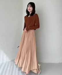カーディガンアンサンブルドッキングワンピース