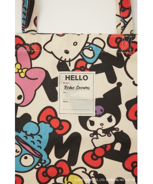 RODEO CROWNS WIDE BOWL（ロデオクラウンズワイドボウル）の「(サンリオキャラクターズ) トートバック（トートバッグ・レディース・レッド系その他/ホワイト系その他・FREE）」の11枚目の写真