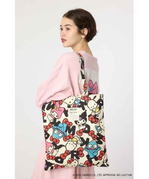 RODEO CROWNS WIDE BOWL（ロデオクラウンズワイドボウル）の「(サンリオキャラクターズ) トートバック（トートバッグ・レディース・レッド系その他/ホワイト系その他・FREE）」の15枚目の写真