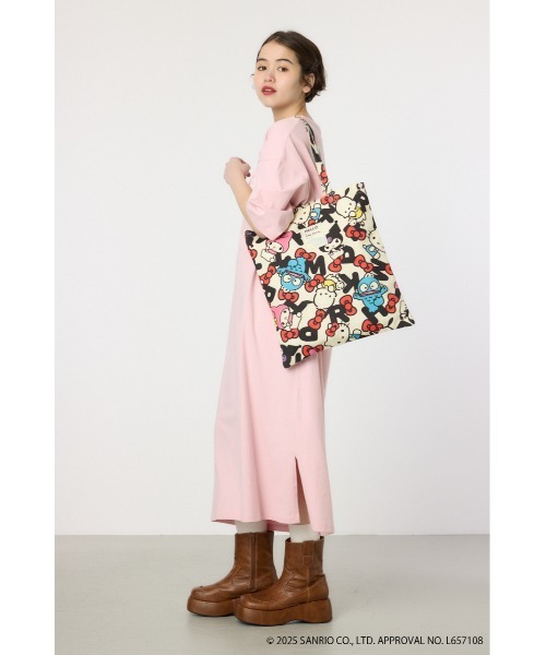 RODEO CROWNS WIDE BOWL（ロデオクラウンズワイドボウル）の「(サンリオキャラクターズ) トートバック（トートバッグ・レディース・レッド系その他/ホワイト系その他・FREE）」の16枚目の写真