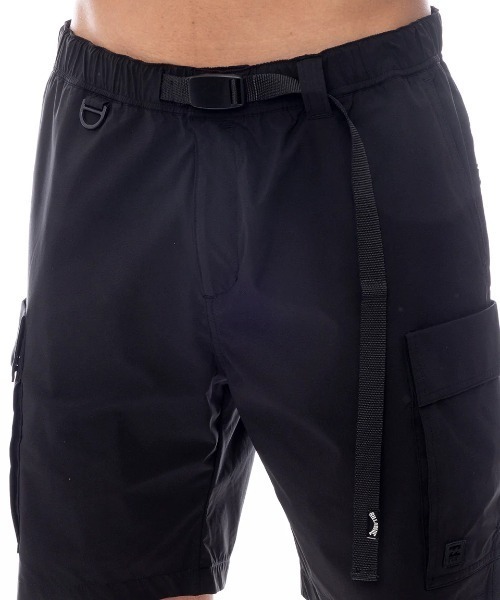 BILLABONG(ビラボン)の「BILLABONG メンズ 【A/DIV.】 UTILITY SHORTS ショートパンツ 【2025年春夏モデル】/ビラボンウェビングベルトストレッチ速乾撥水軽量ナイロンカーゴショートパンツ(カーゴパンツ・メンズ・ブラック/ライトベージュ・X-LARGE/LARGE/MEDIUM)」の5枚目の写真