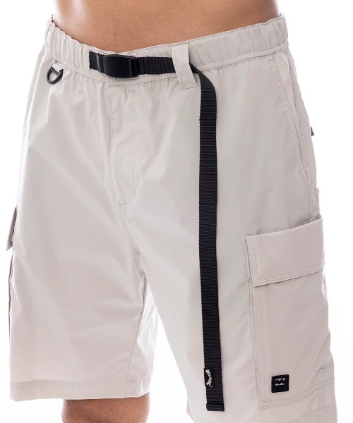 BILLABONG(ビラボン)の「BILLABONG メンズ 【A/DIV.】 UTILITY SHORTS ショートパンツ 【2025年春夏モデル】/ビラボンウェビングベルトストレッチ速乾撥水軽量ナイロンカーゴショートパンツ(カーゴパンツ・メンズ・ブラック/ライトベージュ・X-LARGE/LARGE/MEDIUM)」の12枚目の写真