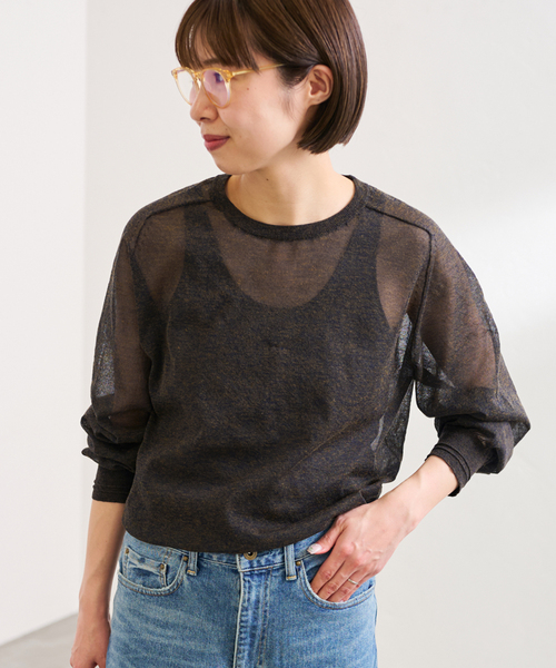 FRAMeWORK・フレームワーク ラミーMIXニットロンT FRAMeWORK｜ラミーMIXニットロンT | Rakuten Fashion(楽天