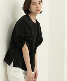 OPAQUE.CLIP | リネンライクタックスリーブブラウス【洗濯機洗い可/吸水速乾/接触冷感】(シャツ/ブラウス)