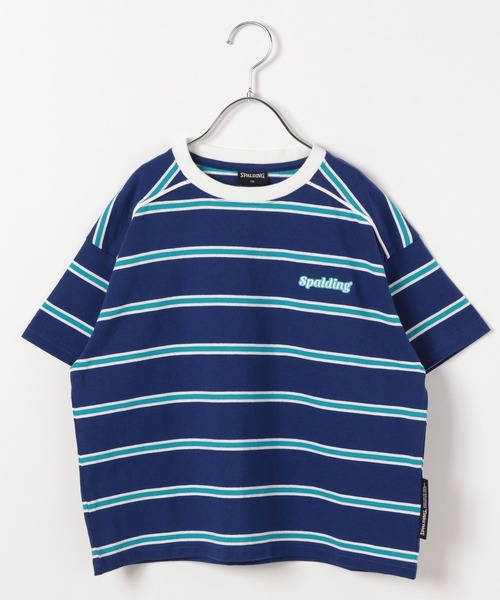 セール】【SPALDING(スポルディング)】別注ボーダーTシャツ(KIDS