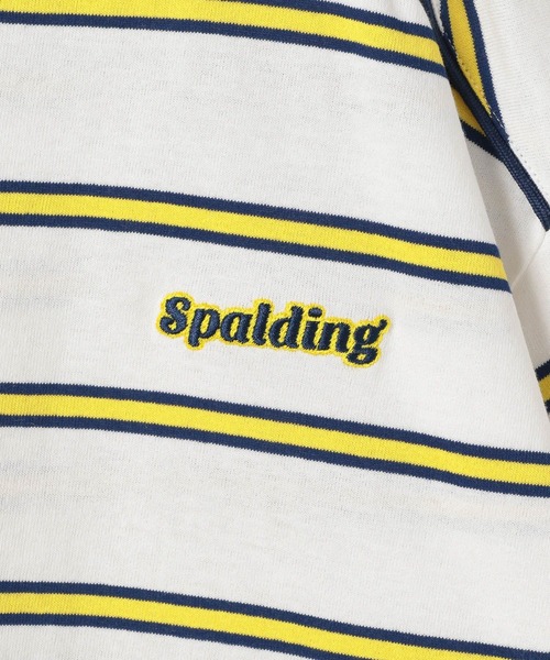 SPALDING(スポルディング)の「【SPALDING(スポルディング)】別注ボーダーTシャツ(KIDS)(Tシャツ/カットソー・キッズ・ブルー/オフホワイト・140cm/130cm/120cm/110cm/150cm)」の22枚目の写真