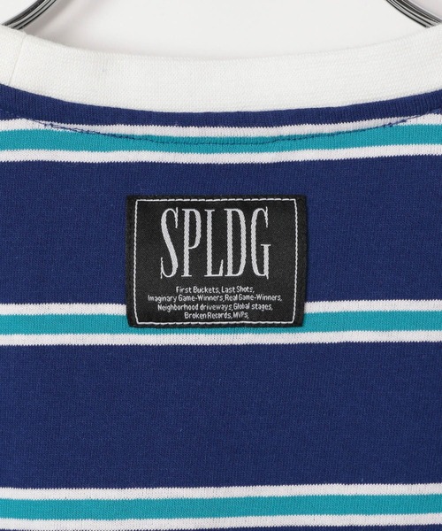 SPALDING(スポルディング)の「【SPALDING(スポルディング)】別注ボーダーTシャツ(KIDS)(Tシャツ/カットソー・キッズ・ブルー/オフホワイト・140cm/130cm/120cm/110cm/150cm)」の18枚目の写真