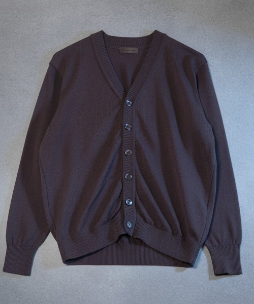 Rinascente(リナシェンテ)の「【Rinascente/リナシェンテ】Long Transit Cardigan カーディガン ニット 吸水速乾性 UVカット(カーディガン/ボレロ・メンズ・ネイビー/ミント/ダークブラウン/アイボリー/ブラック・SMALL/MEDIUM/LARGE/X-LARGE)」の1枚目の写真