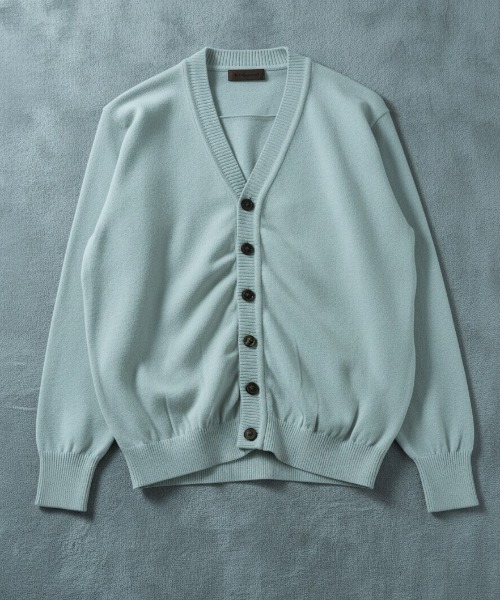 Rinascente(リナシェンテ)の「【Rinascente/リナシェンテ】Long Transit Cardigan カーディガン ニット 吸水速乾性 UVカット(カーディガン/ボレロ・メンズ・ネイビー/ミント/ダークブラウン/アイボリー/ブラック・SMALL/MEDIUM/LARGE/X-LARGE)」の4枚目の写真