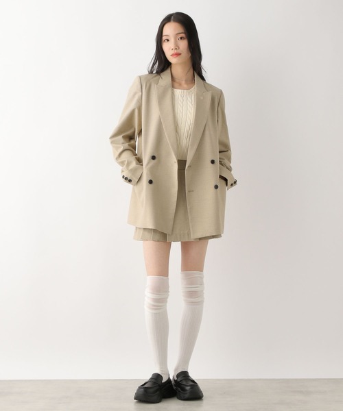 Heather（ヘザー）の「【POLO BCS(ポロ・ビーシーエス)】サイドデザインミニスカート　309142（スカート・レディース・ベージュ/グレー・FREE）」の10枚目の写真