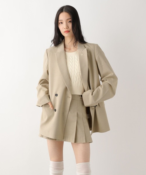 Heather（ヘザー）の「【POLO BCS(ポロ・ビーシーエス)】サイドデザインミニスカート　309142（スカート・レディース・ベージュ/グレー・FREE）」の13枚目の写真