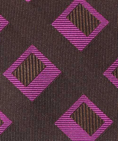 Seaward＆stearn（シーワードスターン）の「Seaward & Stearn シルクジャガード ネクタイ（ネクタイ・メンズ・ブラウン系その他/ブルー系その他2・FREE）」の6枚目の写真