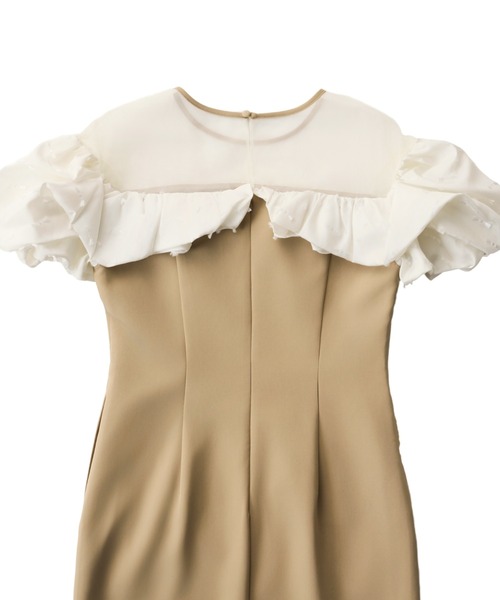 ANDRESD(アンドレスド)の「リボンマシュマロドレス / ribbon mashmallow dress(ドレス・レディース・ブラック/ベージュ/チャコール・M/L/S)」の8枚目の写真