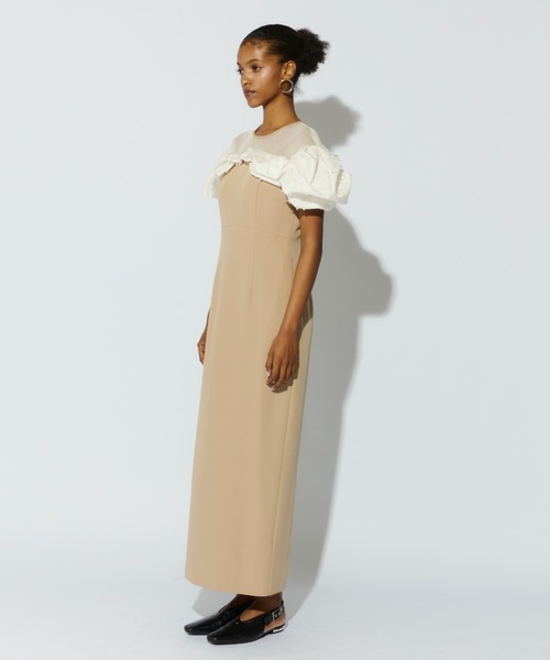 ANDRESD(アンドレスド)の「リボンマシュマロドレス / ribbon mashmallow dress(ドレス・レディース・ブラック/ベージュ/チャコール・M/L/S)」の15枚目の写真