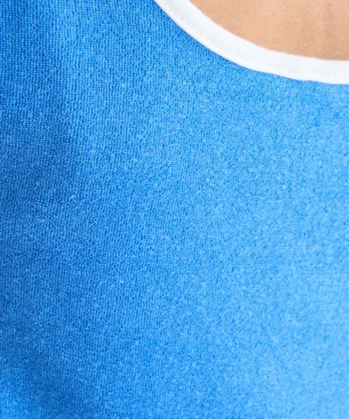 ROXY（ロキシー）の「FUN & ALIVE PILE TAN /ロキシーショート丈(短丈)パイピングタンクトップ（タンクトップ・レディース・ブラック/ブルー/グレー/ホワイト・SMALL/MEDIUM/LARGE）」の19枚目の写真