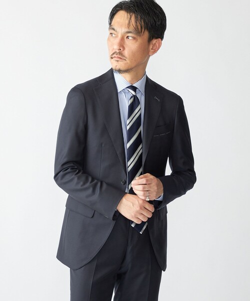 SHIPS（シップス）の「SHIPS: ネイビー ソリッド/ストライプ/ドット ネクタイ（ネクタイ・メンズ・コバルトブルー/ネイビー/ダークブルー/ブルー/ブルー系その他/サックスブルー/ライトブルー・ONE SIZE/2/4/1）」の10枚目の写真