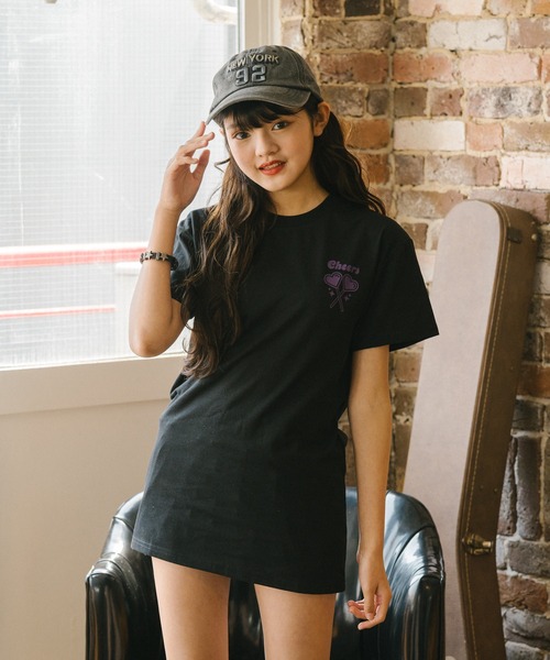 URBAN CHERRY(アーバンチェリー)の「【MELTY BUNNY/メルティバニー】バックロゴプリントTシャツワンピース(ワンピース・キッズ・ホワイト/ブラック/ピンク・S/M/XS)」の21枚目の写真