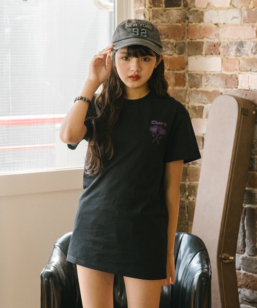 URBAN CHERRY(アーバンチェリー)の「【MELTY BUNNY/メルティバニー】バックロゴプリントTシャツワンピース(ワンピース・キッズ・ホワイト/ブラック/ピンク・S/M/XS)」の20枚目の写真