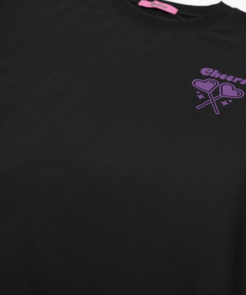 URBAN CHERRY(アーバンチェリー)の「【MELTY BUNNY/メルティバニー】バックロゴプリントTシャツワンピース(ワンピース・キッズ・ホワイト/ブラック/ピンク・S/M/XS)」の12枚目の写真